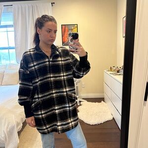 Plaid Oversized Jacket